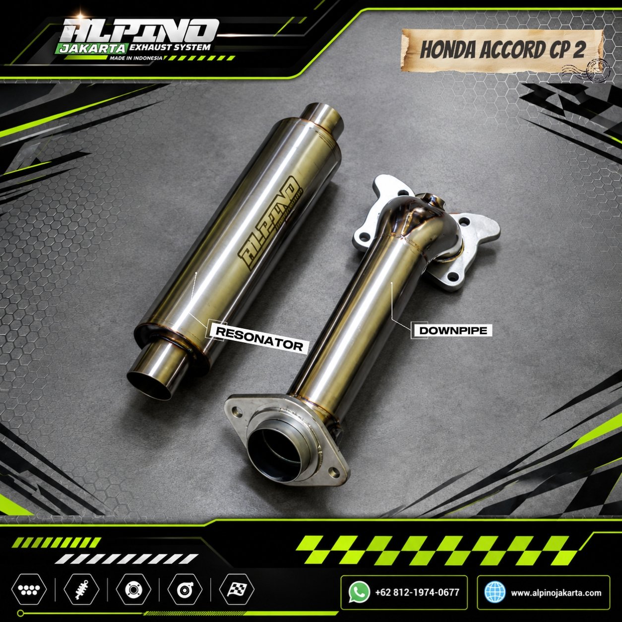 Knalpot Honda Accord CP2